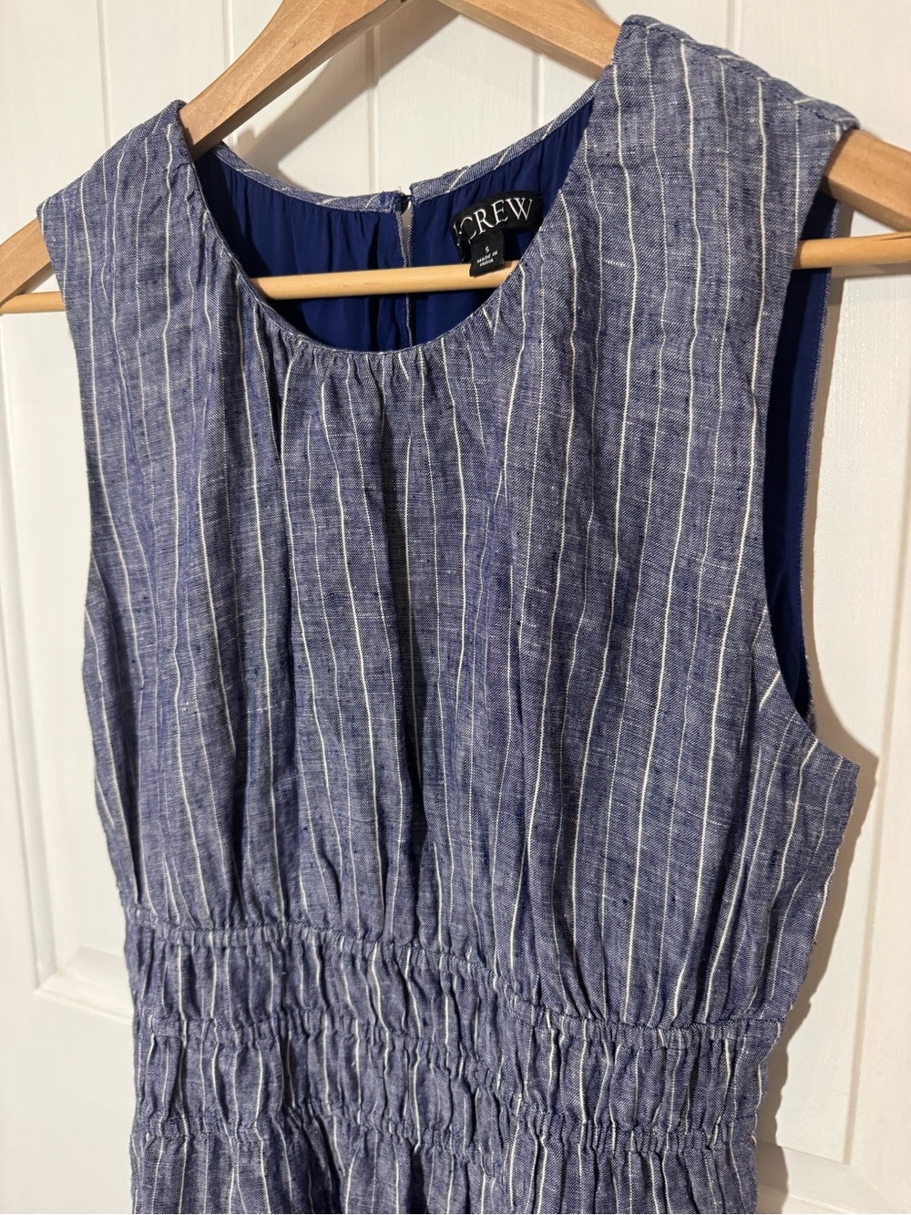 J. Crew Hyacinth dress in striped linen - Picture 5 of 12